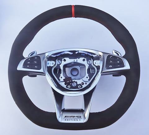 15-19 Mercedes-Benz C63 AMG S Steering Wheel # 205-460-86-00-3D16