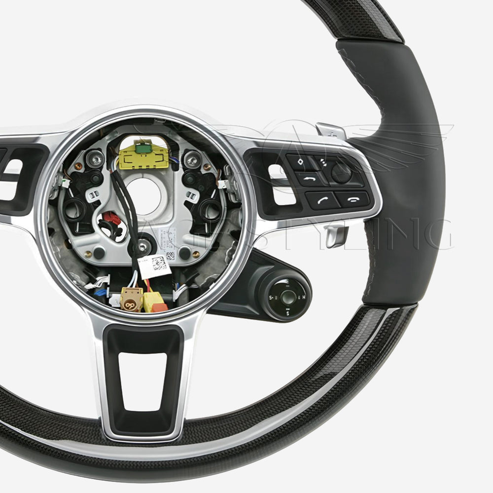 18-23 Porsche Panamera Hybrid Carbon Fiber PDK Steering Wheel # 971-419-091-EF-A34
