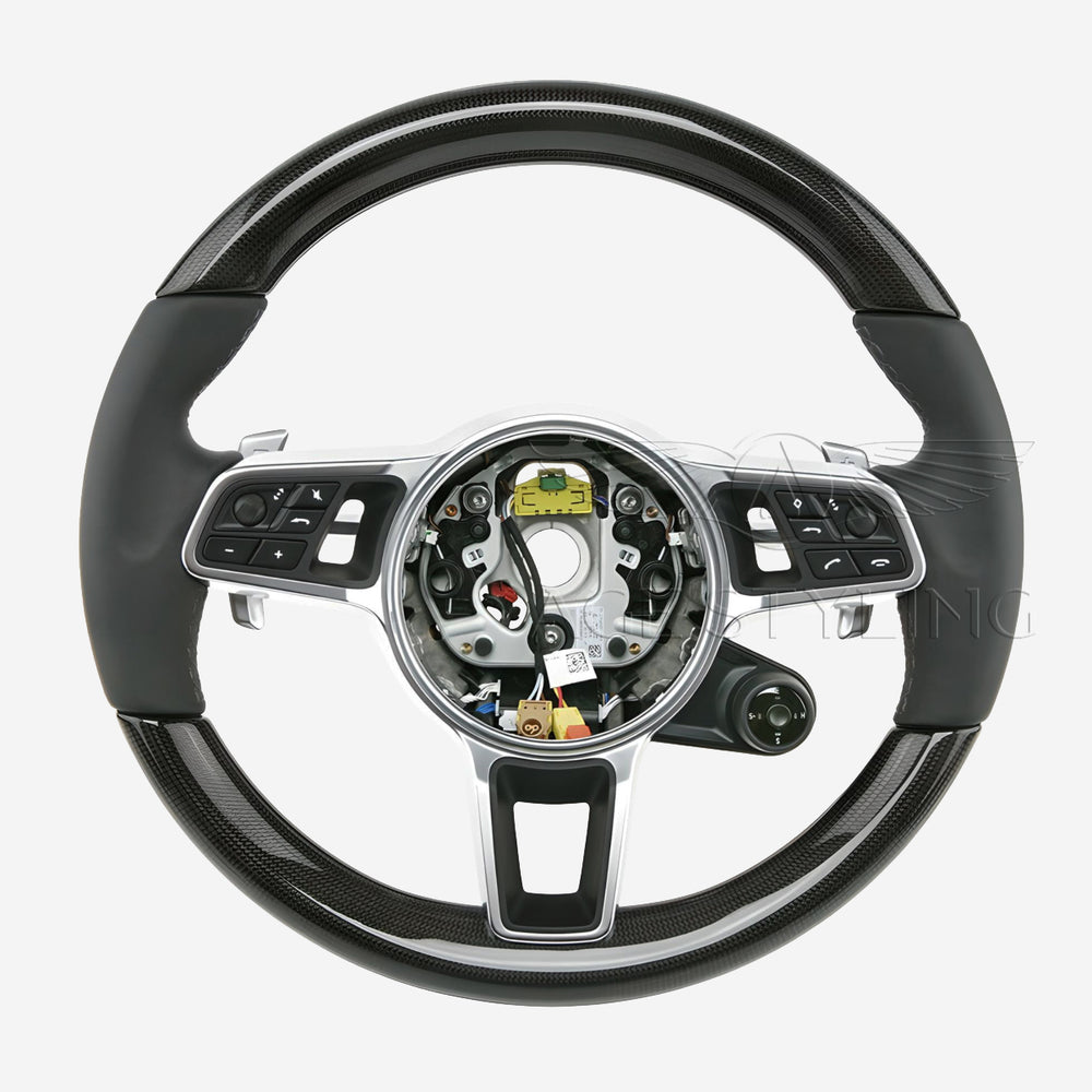 18-23 Porsche Panamera Hybrid Carbon Fiber PDK Steering Wheel # 971-419-091-EF-A34