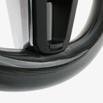 17-21 Porsche Panamera Carbon Fiber Black Leather Steering Wheel # 971-419-091-RM-A34