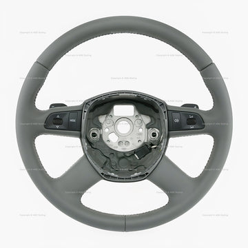 09-11 Audi A6 S6 Tiptronic Steering Wheel Agate Grey Leather # 4F0-419-091-AK-1YA