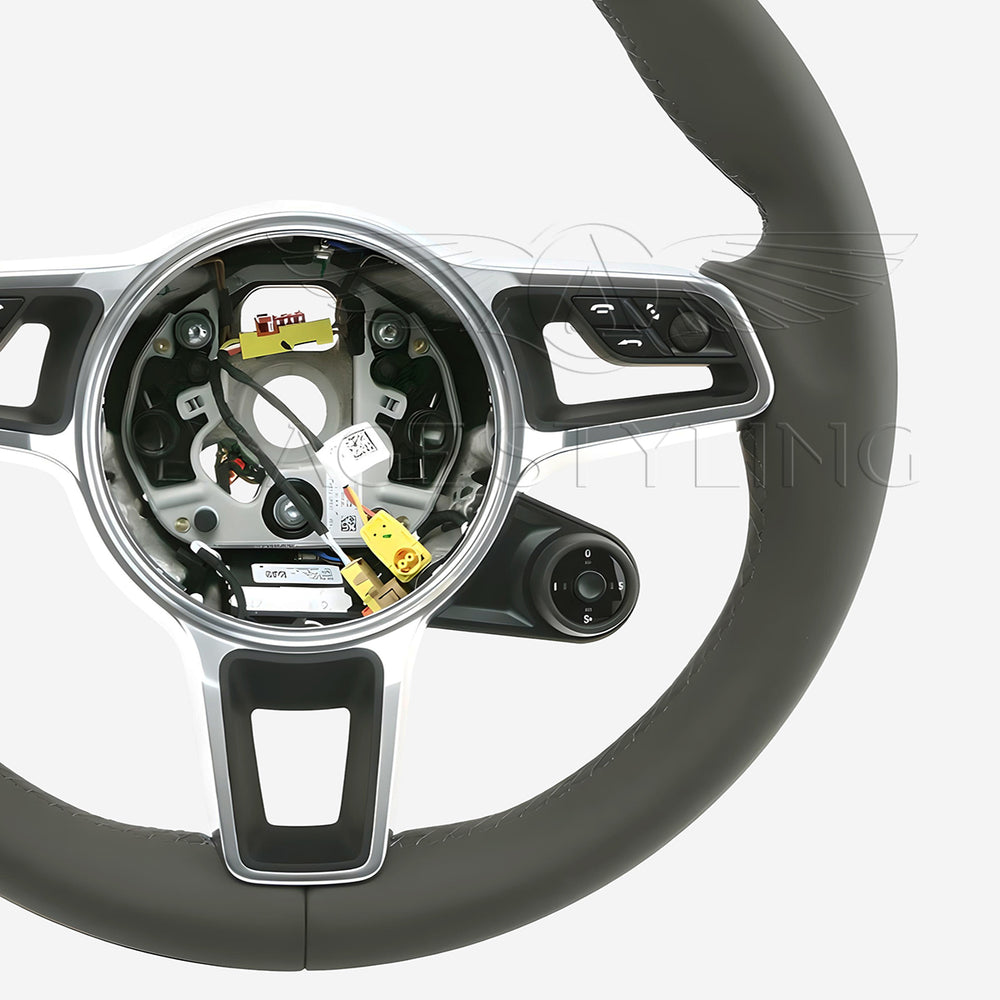 17-24 Porsche Cayman 718 Boxster 911 Steering Wheel w Chrono # 9P1-419-091-LN-OE5