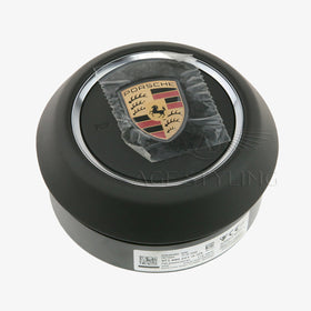 22-24 Porsche Panamera Driver Airbag Black Leather # 971-880-201-Q-IZ5