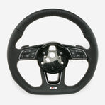 17-24 Audi A3 A4 A5 S3 S54 S5 S-Line Flat Bottom Steering Wheel # 8W0-419-091-DH-JAH