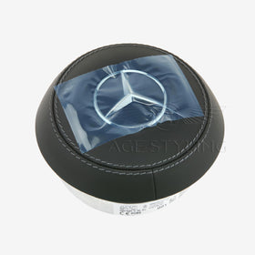 18-20 Mercedes-Benz S450 S560 S560e S63 S65 AMG Driver Airbag Black Leather # 000-860-31-02-7J20