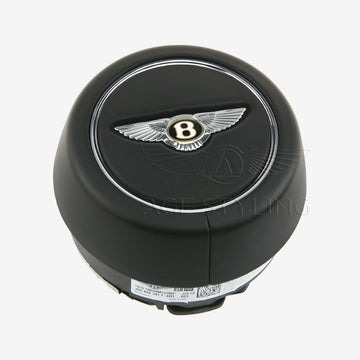 19-23 Bentley Bentayga Driver Airbag Beluga Black # 36A-880-201-F-4BH