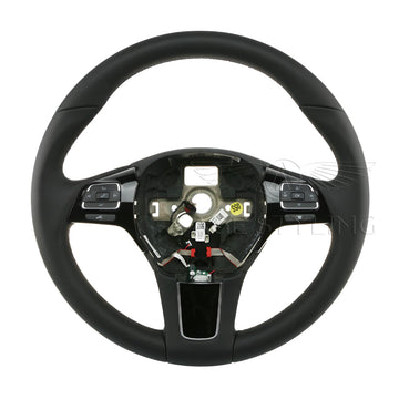 11-16 Volkswagen Touareg Multimedia Heated Steering Wheel Black # 7P6-419-091-G-NGB
