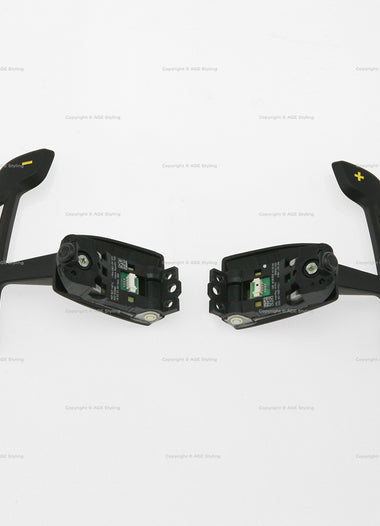 20-25 Porsche 911 992 GT3 RS Weissach Magnesium Magnetic Steering Wheel Paddle Shifters # 9GT-998-540-C-5Q0