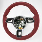 17-24 Porsche Boxster Cayman 911 Steering Wheel Bordeaux Red # 9P1-419-091-LJ-OG6