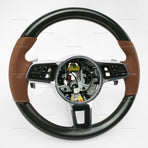 17-21 Porsche Panamera Carbon Fiber Leather Steering Wheel # 971-419-091-FC-ON1