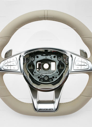 14-18 Mercedes-Benz S550e S600 S560 S600 S63 AMG S65 AMG Steering Wheel # 217-460-28-03-8R85, 217 460 28 03 8R85, 21746028038R85