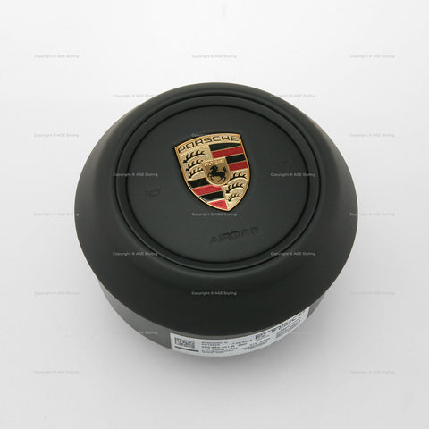 20-25 Porsche 911 992 Driver Airbag Black Leather # 992-880-201-R-TRP