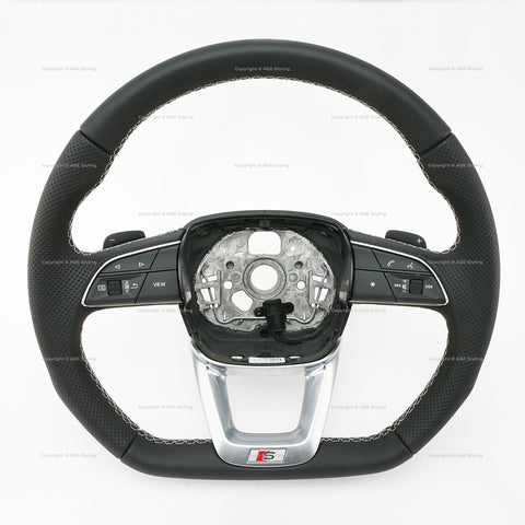 22-25 Audi Q5 SQ5 Flat Bottom S-Line Steering Wheel # 80A-419-091-CL-JAH
