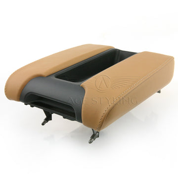 00-03 BMW M5 540i Center Console Armrest Caramel Leather # 51-16-2-698-668