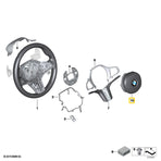 20-25 BMW M340i M3 M440i M4 Driver Airbag Cover M Sport # 32-30-5-A25-0D2-C