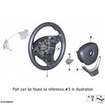 10-15 BMW 528i 535d 535i 550i 640i 650i 740i M5 M-Sport Steering Wheel Lower Trim # 32-33-7-841-892