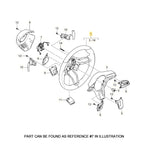 16-19 Porsche 911 Macan Cayman Boxster Cayenne Steering Wheel Airbag Harness Assembly # 9P1-971-388-B