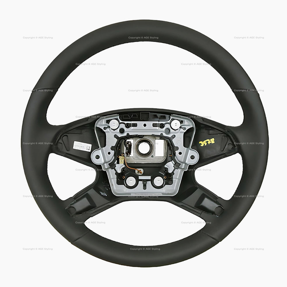 10-13 Mercedes-Benz E350 E400 E550 Black Leather Steering Wheel # 212-460-03-03-9E38