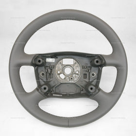 01-05 Audi A6 Allroad Steering Wheel Grey Leather # 8Z0-419-091-F-1LT