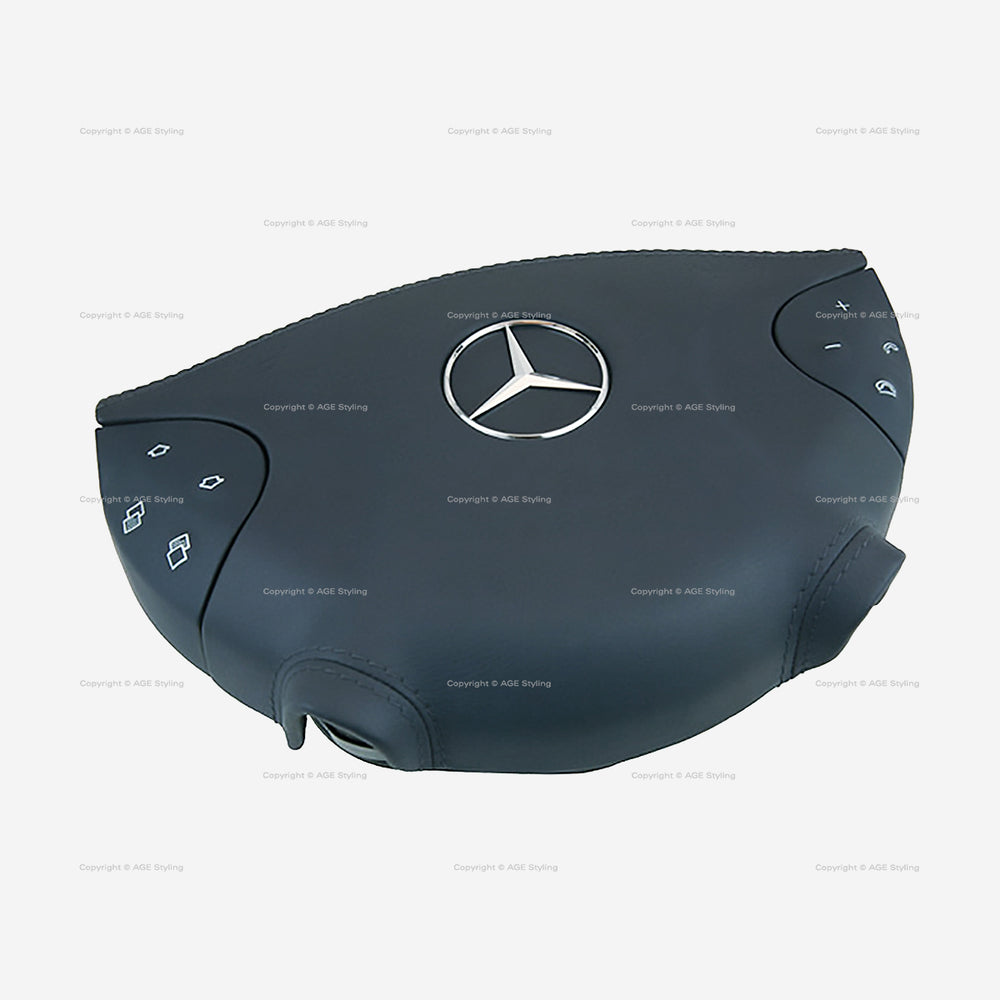 04-06 Mercedes-Benz E320 E350 E550 E63 Driver Airbag Blue Leather # 211-860-12-02-5C57