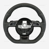 13-17 Audi A4 A5 Q5 Flat Bottom Steering Wheel w Paddles # 8K0-419-091-CF-INU