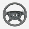 07-08 Mercedes-Benz CLK63 AMG Steering Wheel Grey Leather # 209-460-19-03-7F72