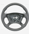 07-08 Mercedes-Benz CLK63 AMG Steering Wheel Grey Leather # 209-460-19-03-7F72