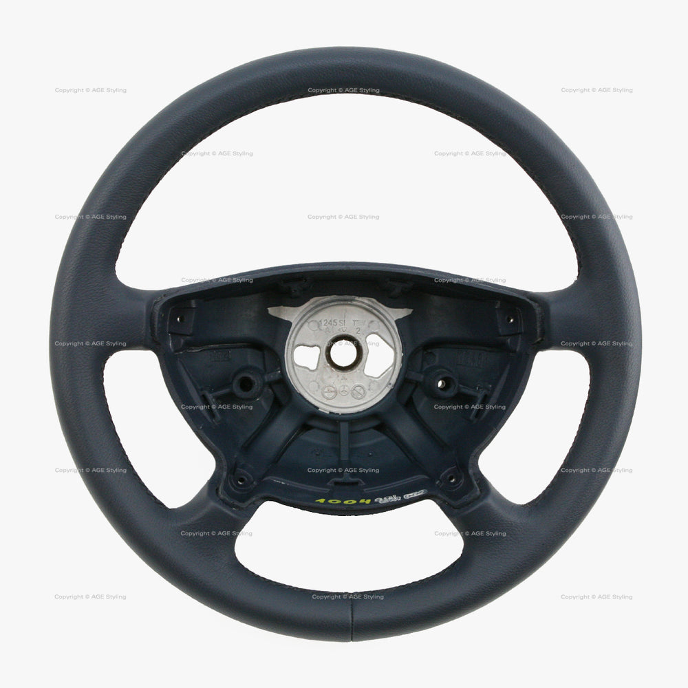 03-06 Mercedes-Benz E320 E550 E63 AMG Steering Wheel Blue Leather # 211-460-21-03-5C57