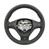 07-13 BMW X5 E70 M Sport Black Leather Multimedia Steering Wheel # 32-30-8-037-410