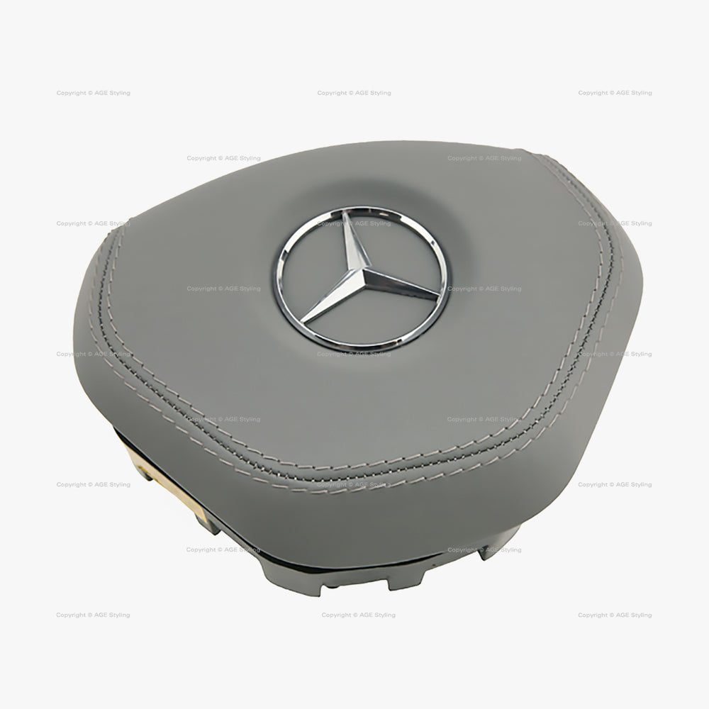 13-16 Mercedes-Benz SL450 SL550 SL63 SL65 Driver Airbag Grey Leather # 231-860-19-02-7K53