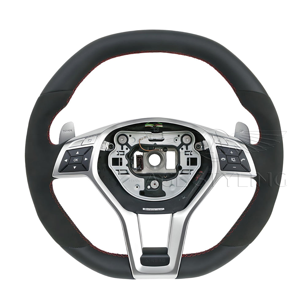 13-18 Mercedes-Benz A45 AMG GLA 45 AMG Flat Bottom Steering Wheel # 204-460-52-03-3D16