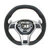 12-16 Mercedes-Benz C63 AMG Flat Bottom Alcantara Steering Wheel # 204-460-47-03-3D16