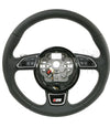 13-17 Audi S8 A8 Heated Leather Steering Wheel # 4H0-419-091-AL-IWJ