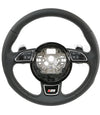 11-16 Audi A8 S8 Black Leather Steering Wheel # 4H0-419-091-AK-IWJ