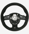 10-12 Audi RS5 Suede Alcantara Steering Wheel # 8T0-419-091-F