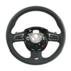 07-10 Audi S8 Leather Steering Wheel w Gear Shift Paddles # 4E0-419-091-DC-VMJ