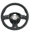 07-10 Audi S8 Leather Steering Wheel w Gear Shift Paddles # 4E0-419-091-DC-VMJ