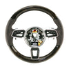 15-20 Porsche Macan Walnut Wood Brown Leather Steering Wheel # 95B-419-091-AM-6H6