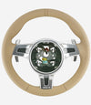 13-16 Porsche 911 Boxster Cayman Steering Wheel Luxor Beige # 991-347-803-59-9J9