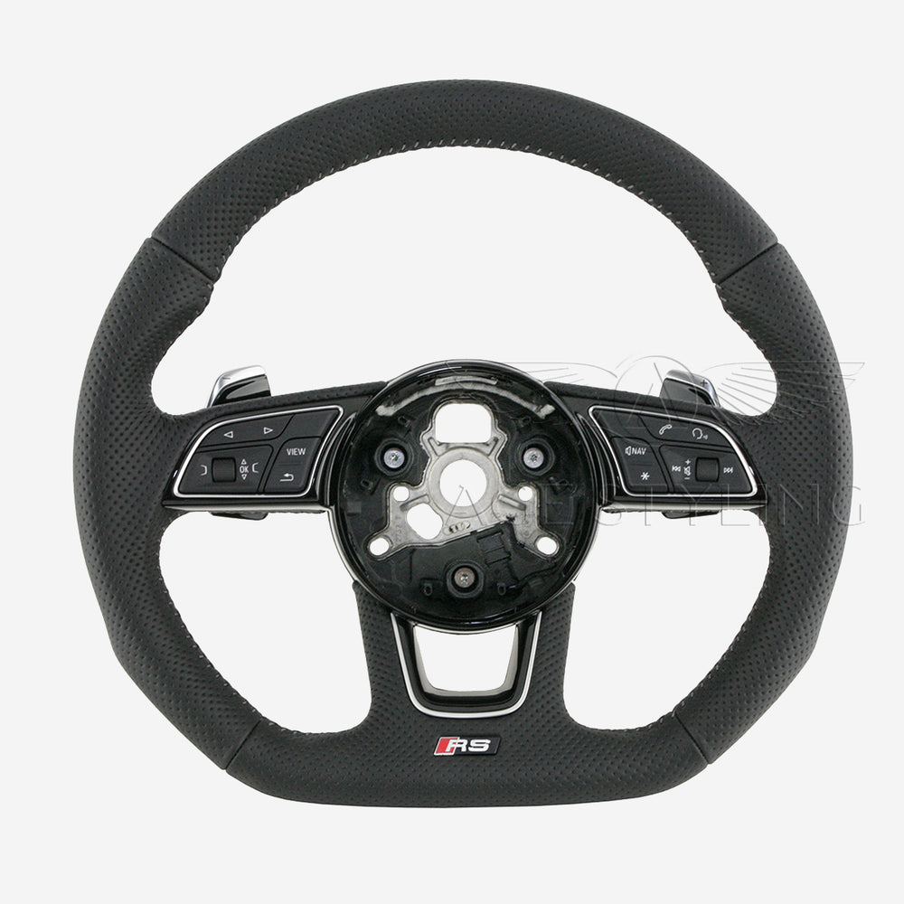 18-23 Audi RS5 Flat Bottom Steering Wheel # 8W0-419-091-EE-NOQ