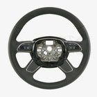 Multimedia-Lenkrad für Audi A6 und A7 (2012–2015), schwarzes Leder, Teilenummer: 4G0-419-091-M-1KT