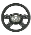 12-15 Audi A6 A7 Multimedia Steering Wheel w Gear Paddles # 4G0-419-091-P-1KT
