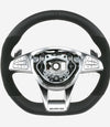 15-17 Mercedes-Benz S550 S63 S65 AMG Suede Steering Wheel # 217-460-31-03-9G60