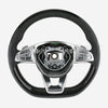 14-17 Mercedes-Benz S550 S600 S63 S65 Piano Black Lacquer Black Leather Steering Wheel # 002-460-75-03-9E38