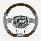 13-16 Mercedes-Benz SL400 SL550 Walnussholz-Graues Lederlenkrad # 231-460-26-03-7K53