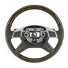 12-16 Mercedes-Benz GL350 GL450 GL550 ML350 ML550 Brown Eucalyptus Wood Steering Wheel # 166-460-15-03-8P18