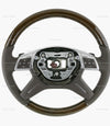 12-16 Mercedes-Benz GL350 GL450 GL550 ML350 ML550 Brown Eucalyptus Wood Steering Wheel # 166-460-15-03-8P18