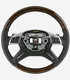 12-19 Mercedes-Benz GL350 GL450 GL550 ML250 ML350 ML400 GLS63 ML63 Walnut Wood Steering Wheel # 166-460-04-03-9E38