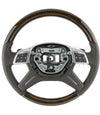 12-15 Mercedes-Benz GL350 GL450 GL550 ML250 ML350 ML400 Walnut Wood Wood Steering Wheel # 166-460-92-03-8P18