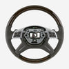 12-15 Mercedes-Benz GL350 GL450 GL550 ML250 ML350 ML400 Walnut Wood Wood Steering Wheel # 166-460-92-03-8P18